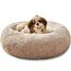 Western Home Hundebett Run, Katzenbett Flauschig, Hundekissen Kleine Hunde,Hundebett Waschbar,Hundekorb,Katzenkorb Zum Schlafen 60 cm,Braun