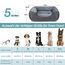 JOEJOY Hundebett Mittelgroße Hunde, Hundekorb Waschbar Flauschig, Plüsch rutschfeste Hundebetten, 76x61x23cm, Hundekörbchen für Mittelgroße und Große Katzen und Hunde