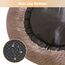 Western Home Hundebett Run, Katzenbett Flauschig, Hundekissen Kleine Hunde,Hundebett Waschbar,Hundekorb,Katzenkorb Zum Schlafen 60 cm,Braun