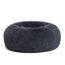 HMTOPE Orthopädisches Hundebett rund Hundekissen Hundesofa Katzenbett Donut Kuscheliges Hundekorb Waschbar, 80 cm Ø, Dunkelgrau