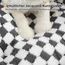 FURTIME Hundebett Grosse Hunde, rutschfest Hundebetten, Waschbares Hundekorb, Anti-Angst Plüsch-Hundekörbchen, Geeignet für große Labrador Retriever, Deutscher Schäferhund, 89×63×23 cm