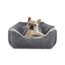 JOEJOY Hundebett Kleine Hunde, Hundekorb mit Herausnehmbar Decke, Hundebetten Cord Flauschiges Waschbar, rutschfest Hundekörbchen, Hundesofa mit Hohem Rand Passt bis zu 9kg Haustiere(51x48x15cm)