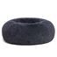 HMTOPE Orthopädisches Hundebett rund Hundekissen Hundesofa Katzenbett Donut Kuscheliges Hundekorb Waschbar, 100 cm Ø, Dunkelgrau