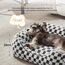 FURTIME Hundebett Grosse Hunde, rutschfest Hundebetten, Waschbares Hundekorb, Anti-Angst Plüsch-Hundekörbchen, Geeignet für große Labrador Retriever, Deutscher Schäferhund, 89×63×23 cm