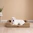 EHEYCIGA Orthopädisches Hundebett Grosse Hunde, 91x68cm, Memory Foam Hundekorb Mittelgroße Hunde, Waschbar Hundesofa Wasserdicht rutschfest, Hundecouch mit Hohem Rand, Kamel