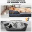 JOEJOY Extra großes Orthopädisches Hundebett, extra großes waschbares Katzenbett Hundekissen mit Wabenstruktur und abnehmbarem wasserdichte Fütterung Schaumstoff hundebett orthopädisch Grau