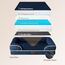 EHEYCIGA Orthopädisches Hundebett Grosse Hunde, 104x69cm, Memory Foam Hundekorb Mittelgroße Hunde, Waschbar Hundesofa Wasserdicht rutschfest, Hundecouch mit Hohem Rand, Marineblau