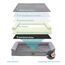 COZY KISS Orthopädisches Hundebett für große Hunde, waschbares Hundesofa, groß, stützendes Schaumstoff-Haustier-Couch-Bett mit abnehmbarem, (1, U-Grau, U(107 * 76 * 19cm)
