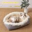 MAIYADUO Weiches Katzenbett Waschbar 42x36 cm Plüsch Haustierbett für Katzen und Kleine Hunde, 2 in 1 Katzenbett Schlafsack Warmes Haus Katzenkissen Katzendecke Waschbares Nest Bett für Katzen