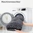 KSIIA Hundebett Grosse Hunde Waschbar, XL Hundekissen flauschig, Hundematte für große mittelgroße Hunde, rutschfeste Unterseite, Hundekorb Hundematratz Haustierbett Dunkelgrau 105x70cm (Packung mit 2)