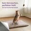 Knupis Selbstheizende Decke für Katzen Braun 60x45cm – Weich & kuschelige Katzendecke – Waschbarer Bezug – Mit Rutschfester Unterseite – Heizdecke für Katzen – Wärmekissen Katze – Braun