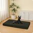 HMTOPE Orthopädisches Hundebett, 10cm Dicke Hundekissen für Grosse Hunde, Abnehmbar und Waschbar Hundematte, rutschfeste Unterseite, Wasserdichtes Innenfutter, 120 cm, Olivgrün