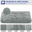 KSIIA Hundebett Grosse Hunde Waschbar, Plüsch Hundekissen flauschig, 105x70cm, rutschfeste Unterseite, Hundematte für große, mittelgroße Hunde, Hundekorb Hundematratze Haustierbett Grau