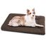 Baodan Hundebett Grosse Hunde Waschbar, 106x71 cm Hundekissen Flauschig mit rutschfeste Unterseite, XL Hundebetten für Große Hunde, Braun