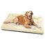 Baodan Hundebett Grosse Hunde, Hundekissen Waschbar Dog Bed - 122x75 cm Superweich Katzenbett mit Rutschfester Unterseite - Beige