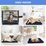 Baodan Hundebett Grosse Hunde Waschbar, 122x75 cm Hundekissen Flauschig mit rutschfeste Unterseite, XXL Hundebetten für Große Hunde, Marineblau