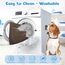 Baodan Hundebett Mittelgroße Hunde Waschbar, 90x60 cm Hundekissen Flauschig mit rutschfeste Unterseite, Hundebetten für Mittelgroße Hunde, braun