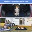 Baodan Hundebett Mittelgroße Hunde Waschbar, 90x60 cm Hundekissen Flauschig mit rutschfeste Unterseite, Hundebetten für Mittelgroße Hunde, Marineblau