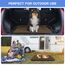 Baodan Hundebett Mittelgroße Hunde Waschbar, 90x60 cm Hundekissen Flauschig mit rutschfeste Unterseite, Hundebetten für Mittelgroße Hunde, braun