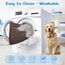 Baodan Hundebett Grosse Hunde Waschbar, 106x71 cm Hundekissen Flauschig mit rutschfeste Unterseite, XL Hundebetten für Große Hunde, Braun