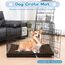 Baodan Hundebett Kleine Hunde Waschbar, 75x50 cm Hundekissen Flauschig mit rutschfeste Unterseite, Hundebetten für Kleine Mittelgroße Hunde, Braun