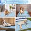 Baodan kühlmatte Hund, 75x55 cm Waschbar kühlmatte für Hunde, Selbstkühlende Pads für Hunde Katzen im heißen Sommer