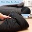 Baodan Hundebett Mittelgroße Hunde Waschbar, 90x60 cm Hundekissen Flauschig mit rutschfeste Unterseite, Hundebetten für Mittelgroße Hunde, braun