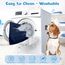 Baodan Hundebett Mittelgroße Hunde Waschbar, 90x60 cm Hundekissen Flauschig mit rutschfeste Unterseite, Hundebetten für Mittelgroße Hunde, Marineblau
