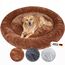 Wahre Tierliebe Orthopädisches Hundebett Deluxe für Kleine bis Große Hunde - Made in Germany - Waschbar & Formstabil - Flauschiges Hundekörbchen mit Hohem Rand für Sicherheit & Geborgenheit