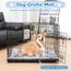 Baodan Hundebett Kleine Hunde Waschbar, 75x50 cm Hundekissen Flauschig mit rutschfeste Unterseite, Hundebetten für Kleine Mittelgroße Hunde, Grau
