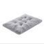 Feandrea Hundebett, Hundekissen, Flauschige Hundematte, Langer Plüsch, 110 x 73 cm, weiche Polsterung, waschbar, multifunktional, Ombré-Grau PGW203G01