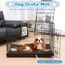 Baodan Hundebett Mittelgroße Hunde Waschbar, 90x60 cm Hundekissen Flauschig mit rutschfeste Unterseite, Hundebetten für Mittelgroße Hunde, braun