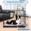 Baodan Hundebett Grosse Hunde Waschbar, 106x71 cm Hundekissen Flauschig mit rutschfeste Unterseite, XL Hundebetten für Große Hunde, Grau