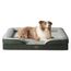 BEDSURE orthopädisches Hundebett Ergonomisches Hundesofa - 97x71 cm Hundecouch mit eierförmiger Kistenschaum für große Hunde, waschbar rutschfest Hundebetten, tannengrün