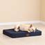 EHEYCIGA Orthopädisches Hundebett Mittelgroße Hunde 91x68x9cm, Hundekissen Waschbar Flauschig, Hundematte Hundematratze für Kiste, Marine Blau