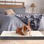 EHEYCIGA Orthopädisches Hundebett Grosse Hunde XL 104x68x9cm, Hundekissen Waschbar Flauschig, Hundematte Hundematratze für Kiste, Beige