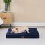 EHEYCIGA Orthopädisches Hundebett Grosse Hunde XL 104x68x9cm, Hundekissen Waschbar Flauschig, Hundematte Hundematratze für Kiste, Marine Blau