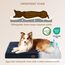 EHEYCIGA Orthopädisches Hundebett Grosse Hunde XL 104x68x9cm, Hundekissen Waschbar Flauschig, Hundematte Hundematratze für Kiste, Marine Blau
