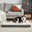 EHEYCIGA Orthopädisches Hundebett Grosse Hunde XL 104x68x9cm, Hundekissen Waschbar Flauschig, Hundematte Hundematratze für Kiste, Beige