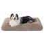 BEDSURE Flauschiges Hundebett Grosse Hunde - 104x69x8 cm Hundebett waschbar für große Hunde, rutschfeste Unterseite, plüsch Hundekissen, Kamel