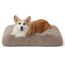 BEDSURE Flauschiges Hundebett mittelgroße Hunde - 74x53x8 cm Hundebett waschbar, rutschfeste Unterseite,Kamel