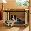 BEDSURE Flauschiges Hundebett Grosse Hunde - 89x58x8 cm Hundebett waschbar für große Hunde, rutschfeste Unterseite, plüsch Hundekissen, Dunkelgrau