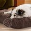 BEDSURE Flauschiges Hundebett Grosse Hunde - 119x74x8 cm Hundebett waschbar für Extra große Hunde, rutschfeste Unterseite, plüsch Hundekissen, Braun
