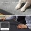 BEDSURE waschbares Hundebett für mittelgroße Hunde - 89x56x7cm Komfort Hundekissen mit Rutschfester Basis und abnehmbarem waschbarem Bezug, Eierkarton-Schaumstoff Hundematte, Grau