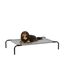 Amazon Basics Kühlendes erhöhtes Haustierbett per Hund, Größe S, L 90 x B 55 x H 19 cm, Grau