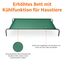 Amazon Basics Kühlendes erhöhtes Hund Haustierbett, Grün, Größe XL, L 153 x B 94 x H 23 cm