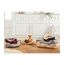 Dehner Lieblinge Hundebett und Katzenbett Sammy, oval, ca. 57 x 52 x 14 cm, Polyester, grau