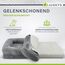Juskys Hundebett Sheena M orthopädisch, waschbar & rutschfest - 72 x 60 x 17 cm - Hundesofa flauschig Hunde Grau - Haustierbett Hundesofa