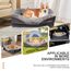 JOYELF XLarge Gedächtnisschaum Hundebett orthopädisches Hundebett & Sofa mit abnehmbarem waschbarem Bezug und Quietschspielzeug als Geschenk