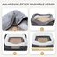 JOYELF XLarge Gedächtnisschaum Hundebett orthopädisches Hundebett & Sofa mit abnehmbarem waschbarem Bezug und Quietschspielzeug als Geschenk